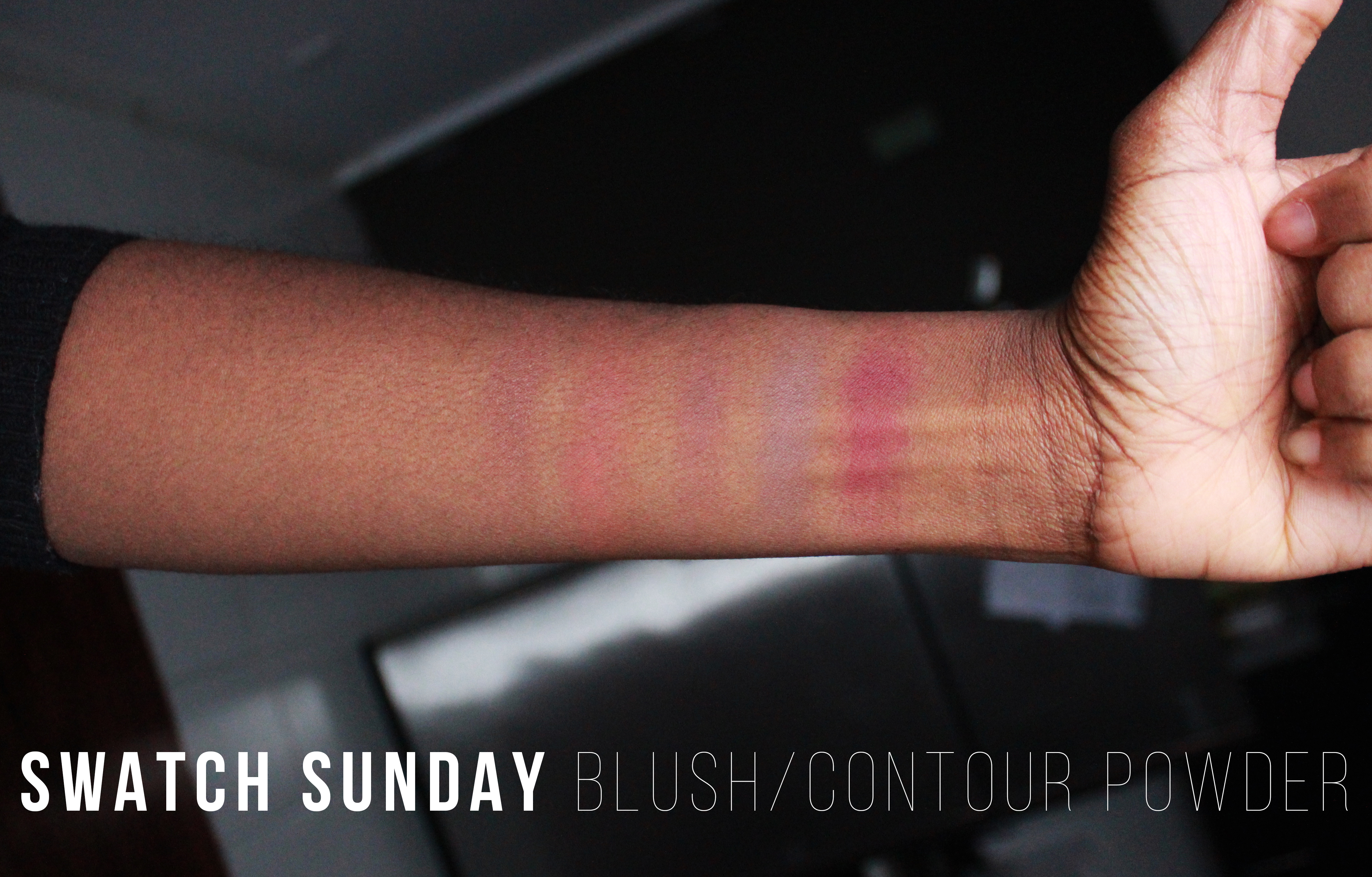 blush contour powder swatch